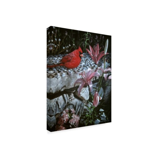 Ron Parker 'The Garden Wall' Canvas Art,18x24